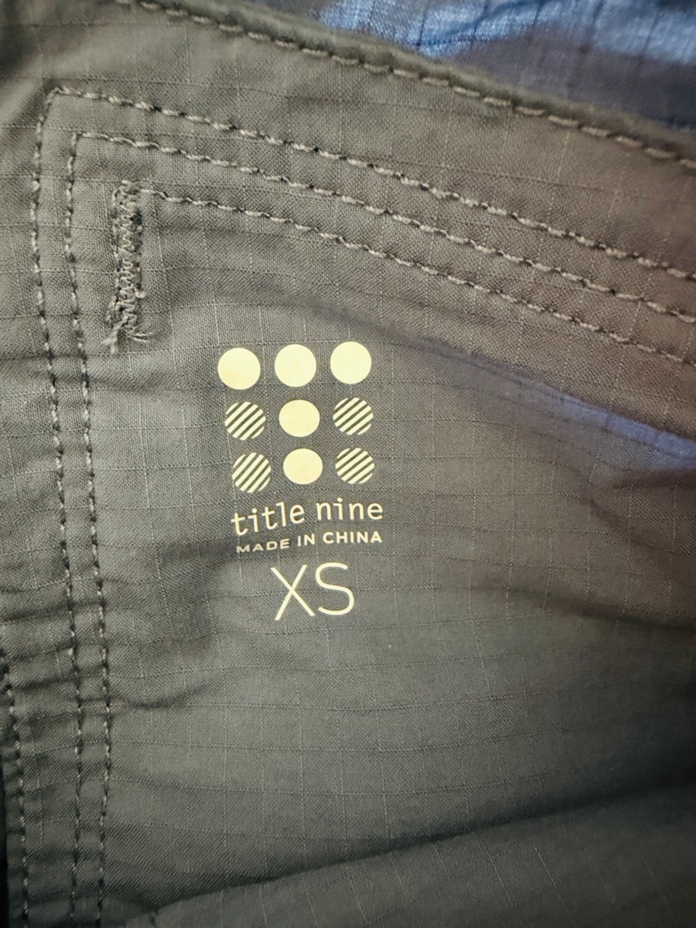 NWT Title Nine 3” Scout Ripstop Shorts - Light Blue - Picture 5 of 6